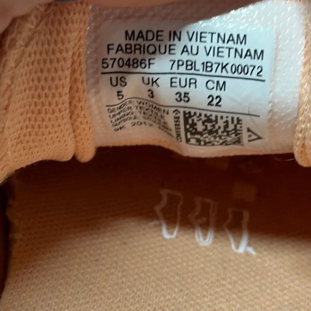 Converse Chuck Taylor All Star Shoreline Slip On Peach Orange Sneakers 570486F